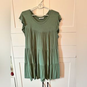 Sage green dress